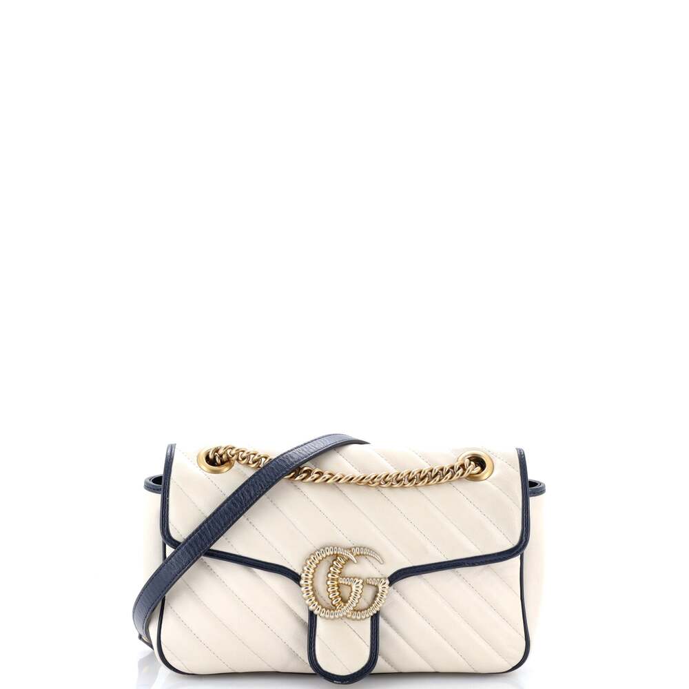 Gucci Gg Marmont Flap Bag Diagonal #281588G12B